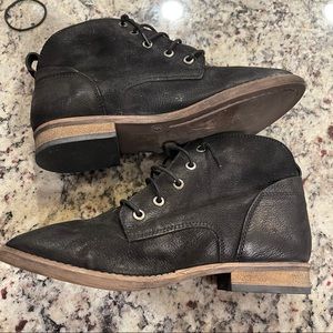 Faux Leather Booties